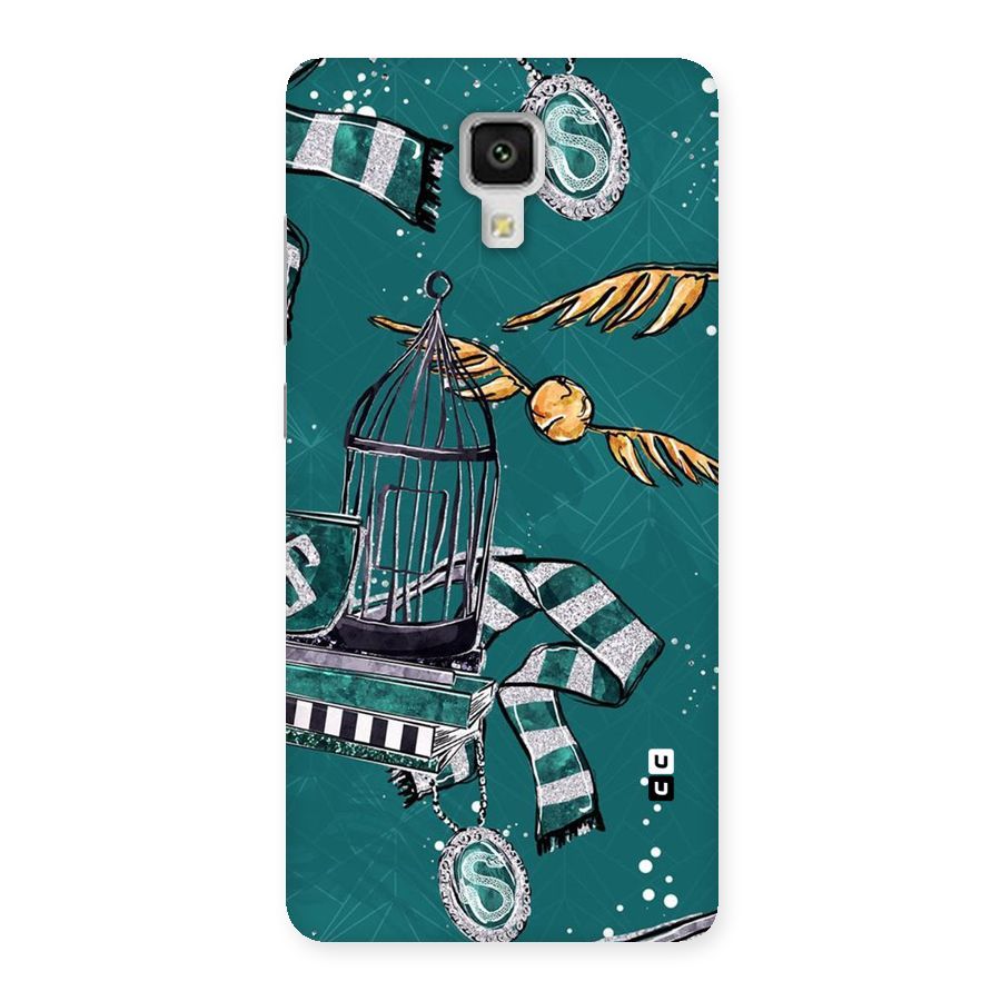 Green Scarf Back Case for Xiaomi Mi 4