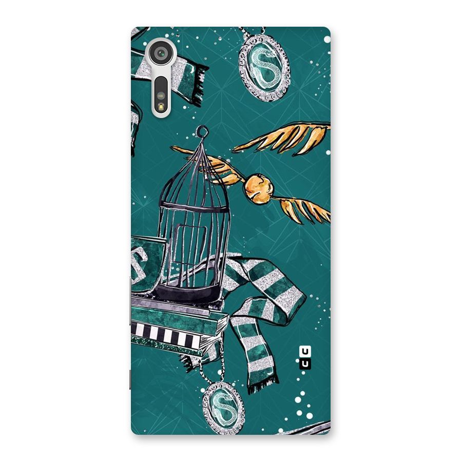 Green Scarf Back Case for Xperia XZ