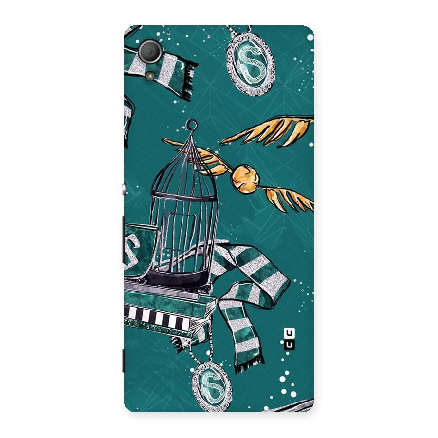 Green Scarf Back Case for Xperia Z4