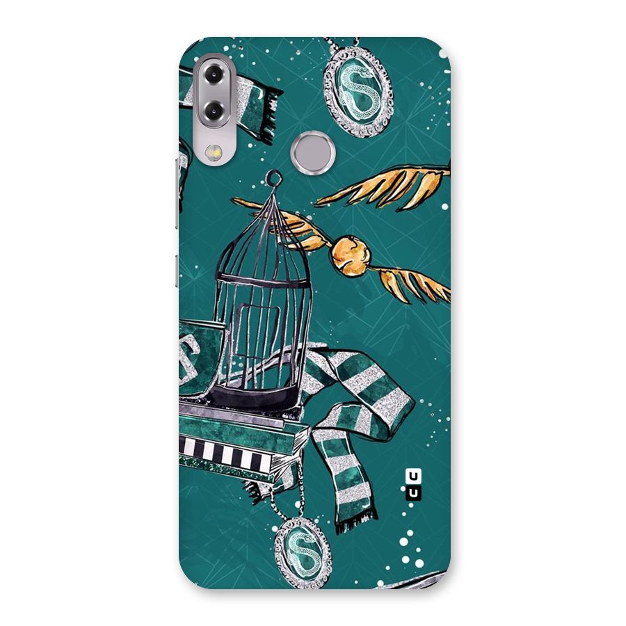 Green Scarf Back Case for Zenfone 5Z
