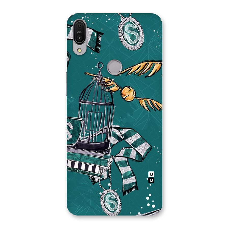 Green Scarf Back Case for Zenfone Max Pro M1