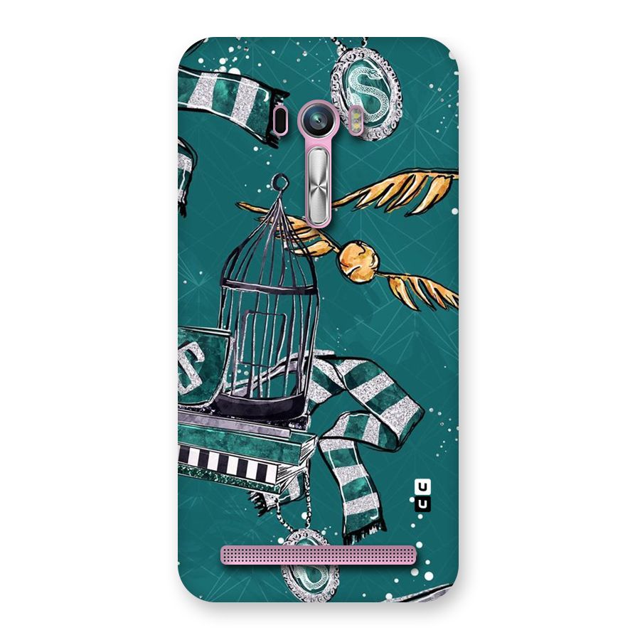 Green Scarf Back Case for Zenfone Selfie