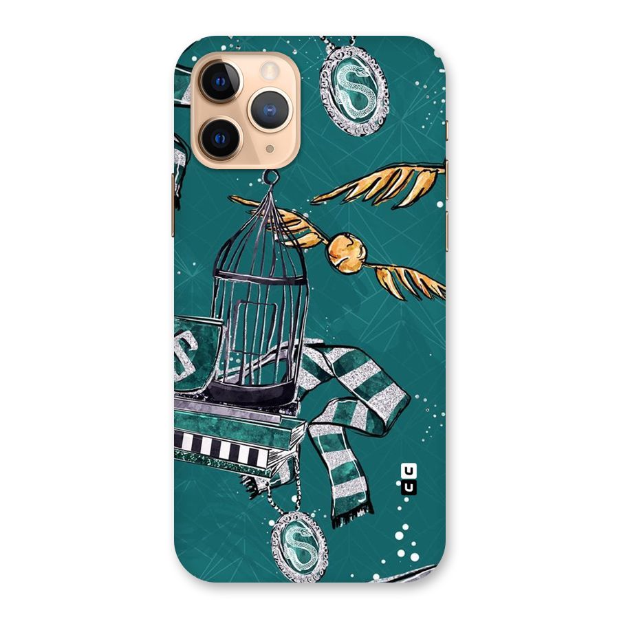 Green Scarf Back Case for iPhone 11 Pro