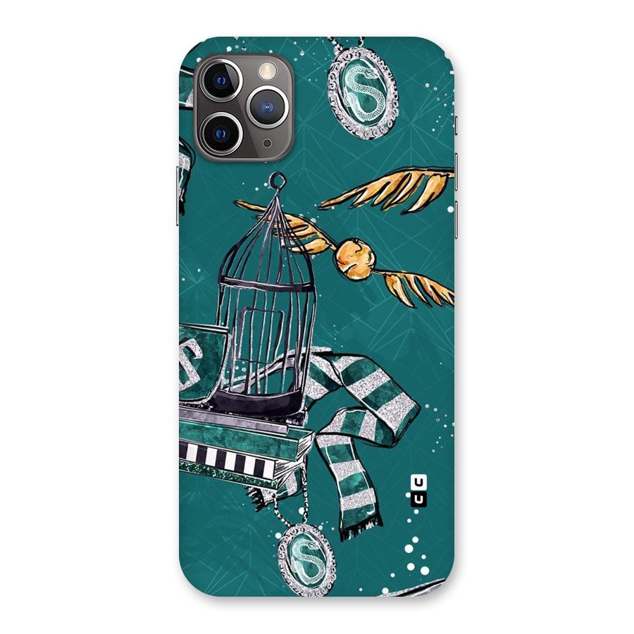 Green Scarf Back Case for iPhone 11 Pro Max