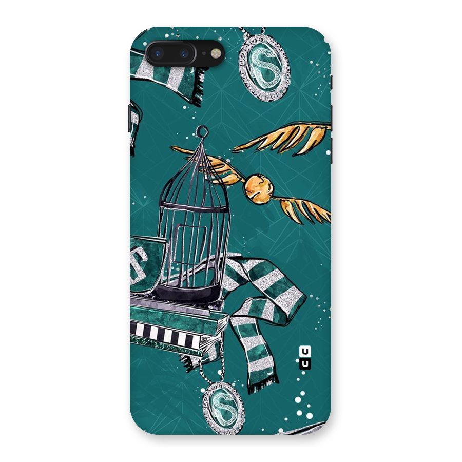 Green Scarf Back Case for iPhone 7 Plus