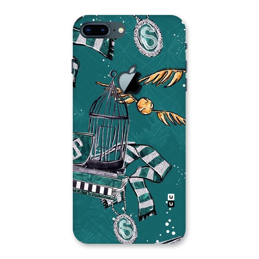 Green Scarf Back Case for iPhone 7 Plus Apple Cut