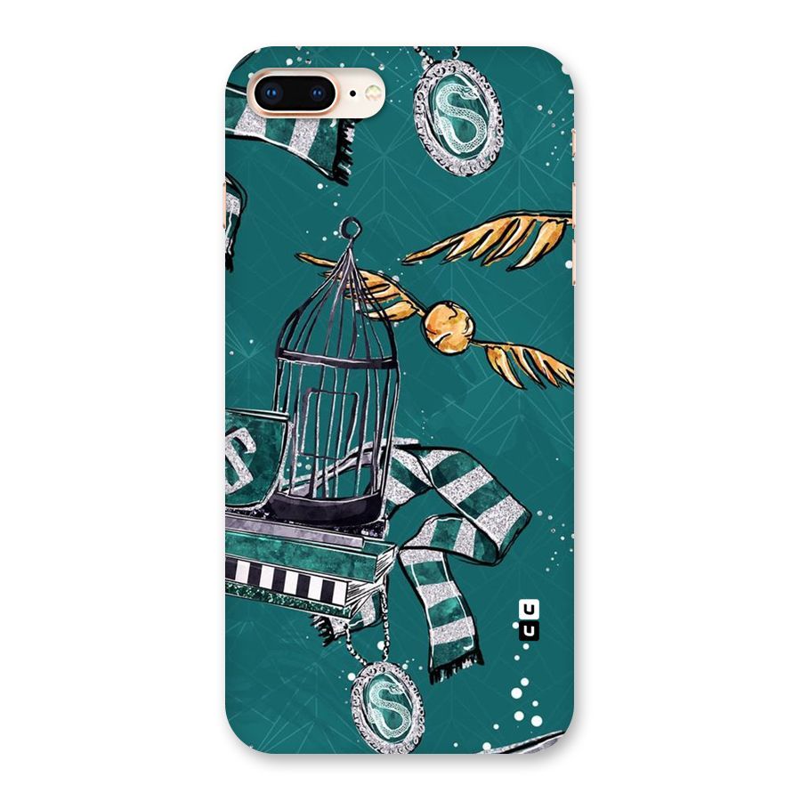 Green Scarf Back Case for iPhone 8 Plus