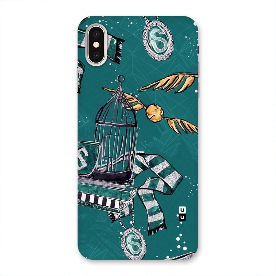 Green Scarf Back Case for iPhone XS Max