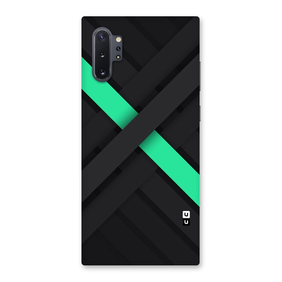 Green Stripe Diagonal Back Case for Galaxy Note 10 Plus