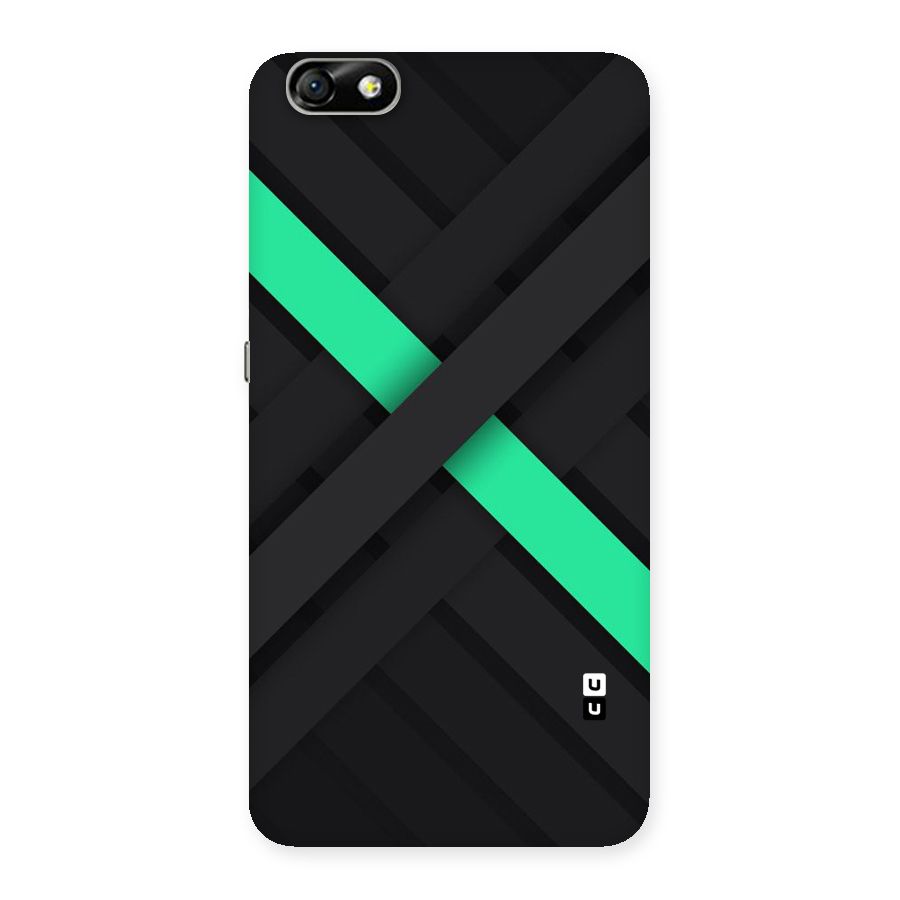 Green Stripe Diagonal Back Case for Honor 4X