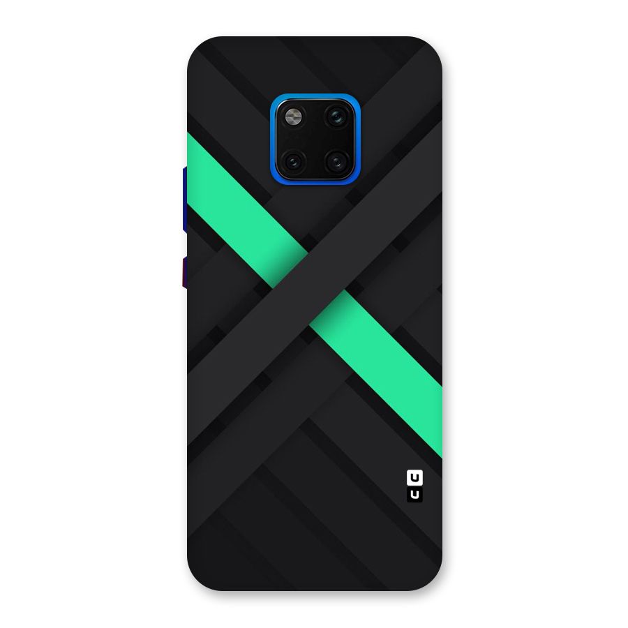 Green Stripe Diagonal Back Case for Huawei Mate 20 Pro
