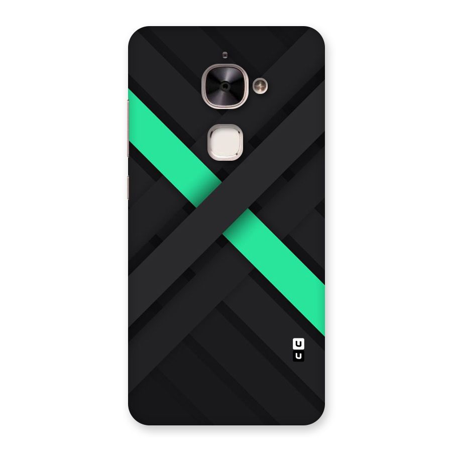 Green Stripe Diagonal Back Case for Le 2