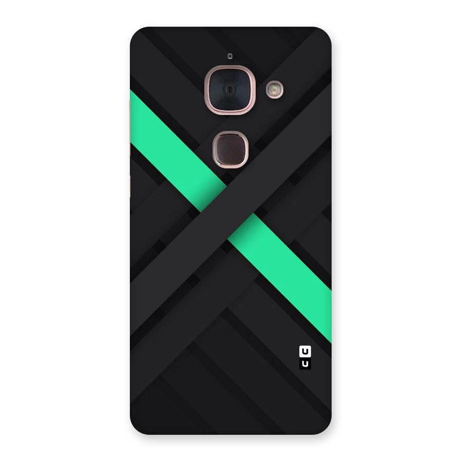 Green Stripe Diagonal Back Case for Le Max 2