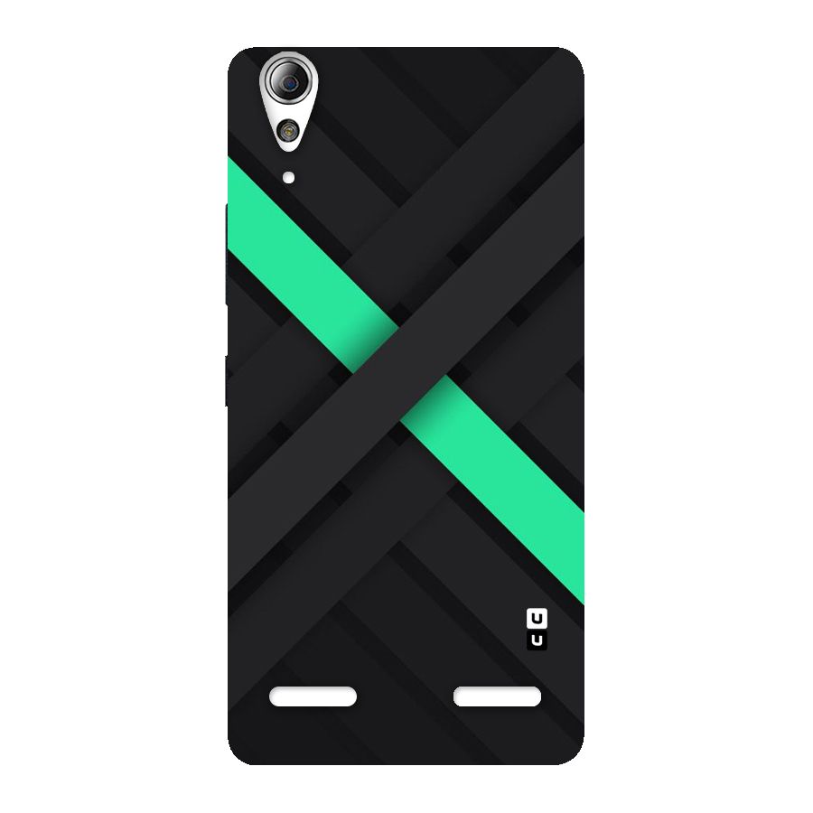 Green Stripe Diagonal Back Case for Lenovo A6000