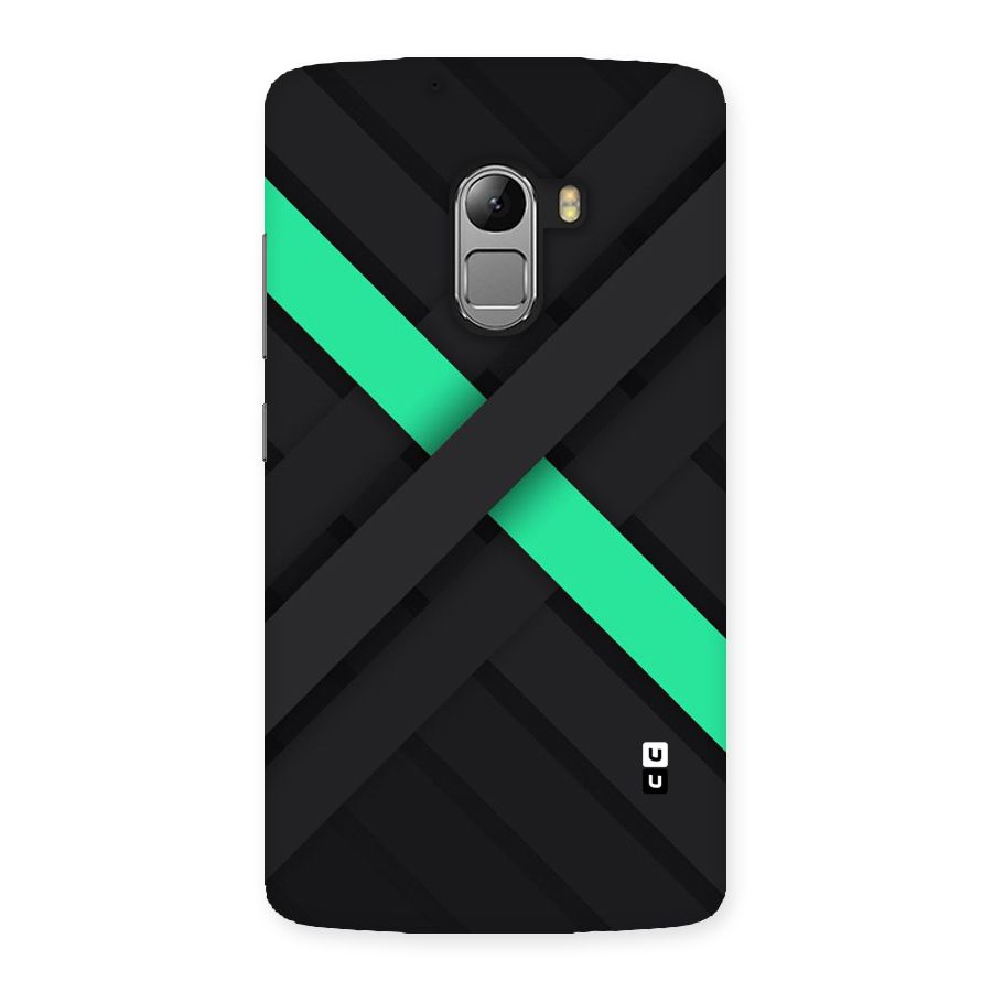 Green Stripe Diagonal Back Case for Lenovo K4 Note