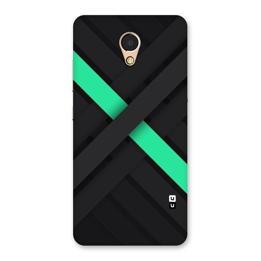 Green Stripe Diagonal Back Case for Lenovo P2