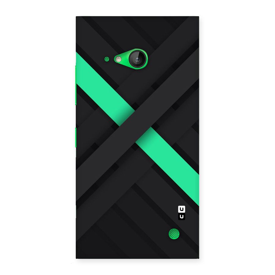 Green Stripe Diagonal Back Case for Lumia 730