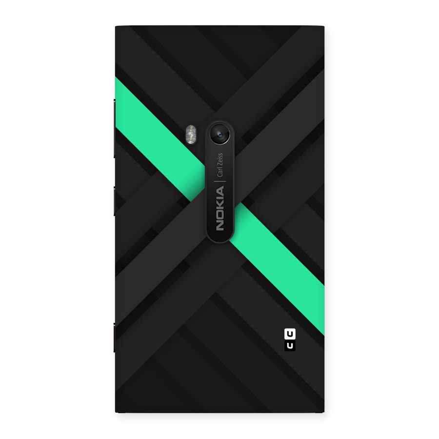 Green Stripe Diagonal Back Case for Lumia 920