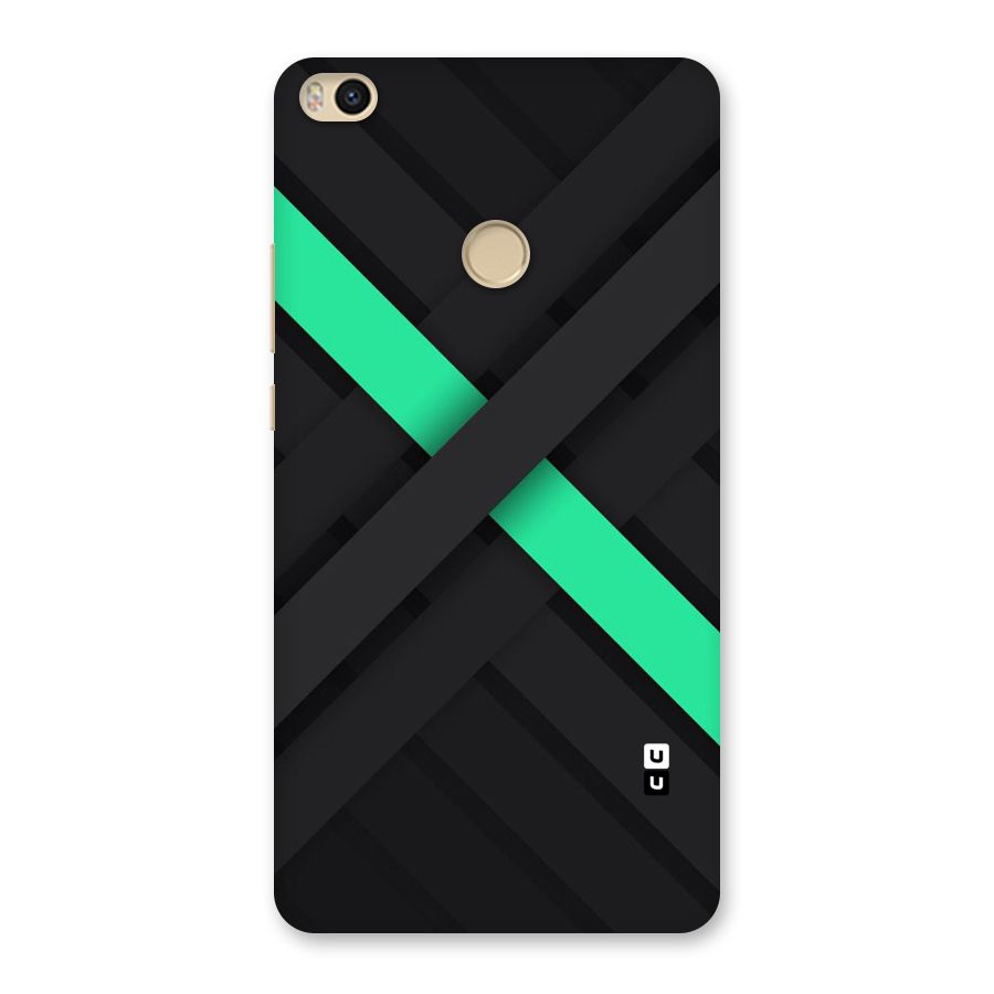 Green Stripe Diagonal Back Case for Mi Max 2