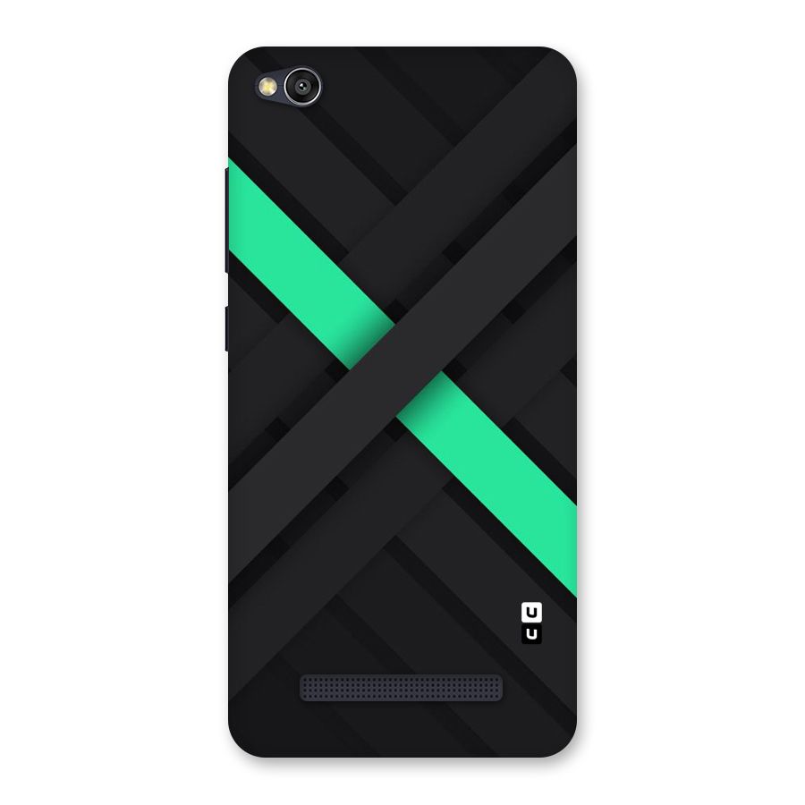 Green Stripe Diagonal Back Case for Redmi 4A