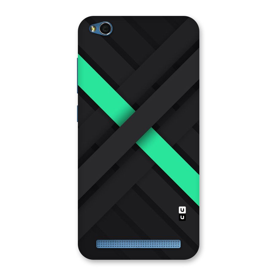 Green Stripe Diagonal Back Case for Redmi 5A