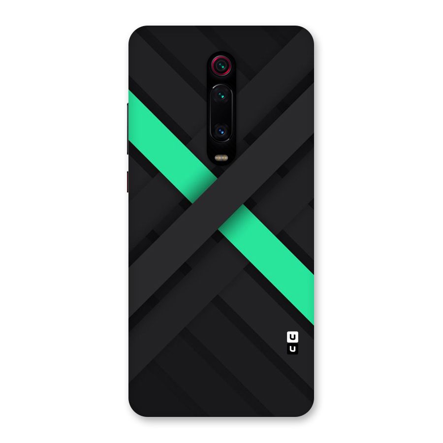 Green Stripe Diagonal Back Case for Redmi K20