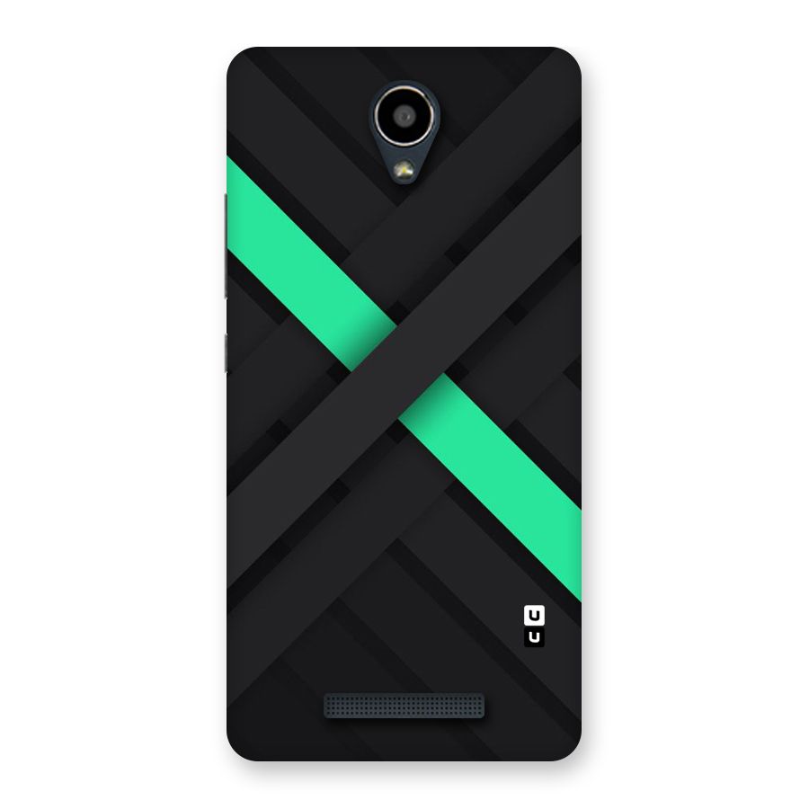 Green Stripe Diagonal Back Case for Redmi Note 2