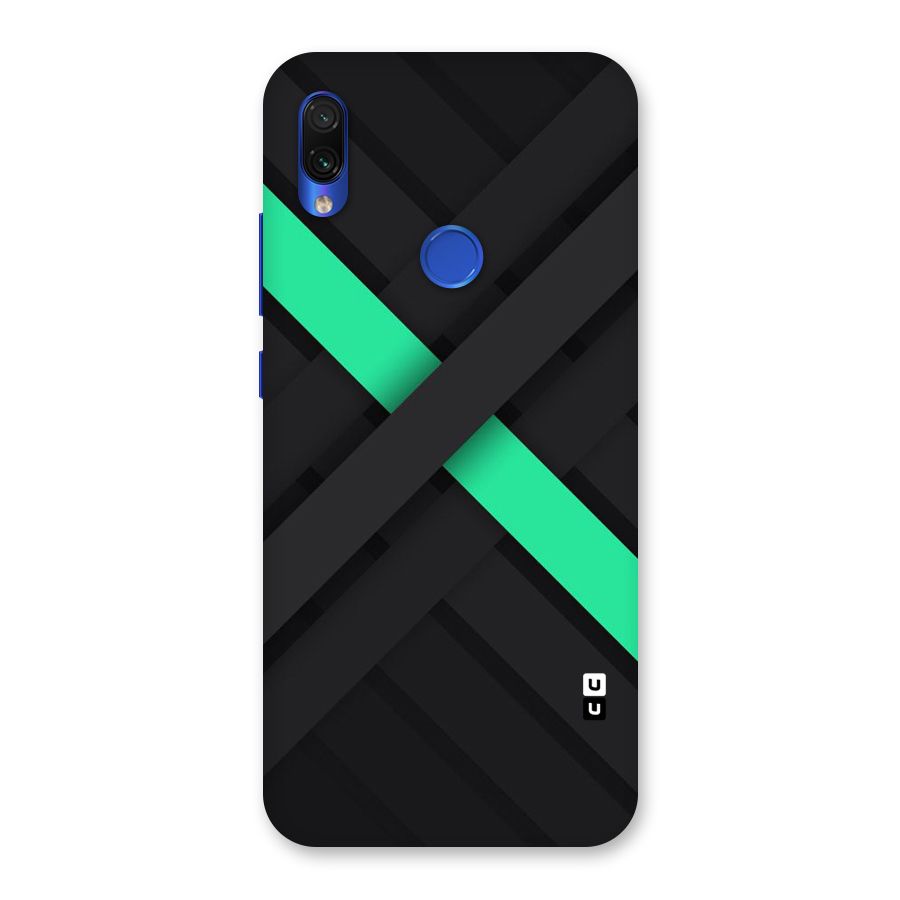 Green Stripe Diagonal Back Case for Redmi Note 7S