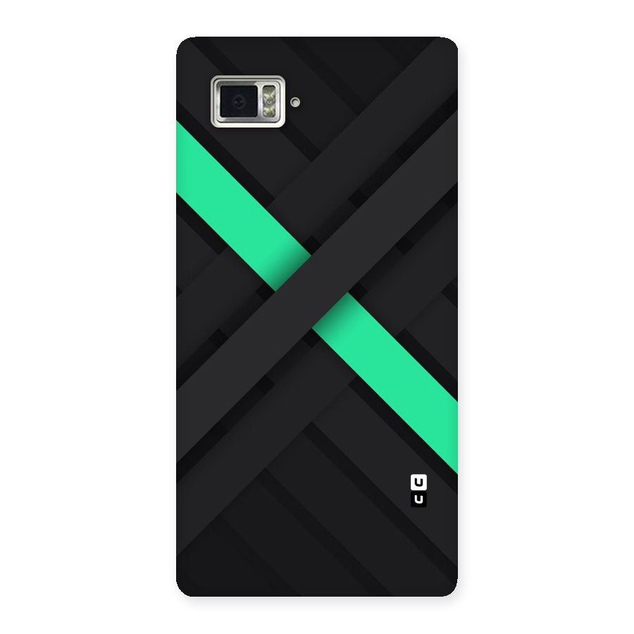 Green Stripe Diagonal Back Case for Vibe Z2 Pro K920