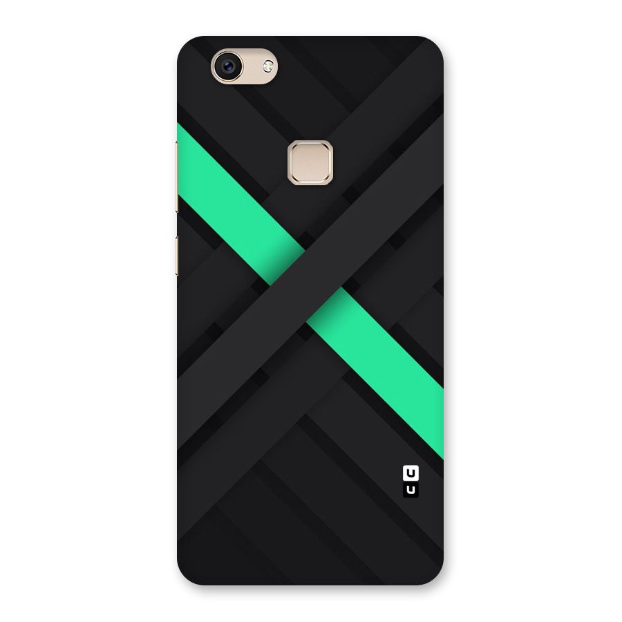 Green Stripe Diagonal Back Case for Vivo V7