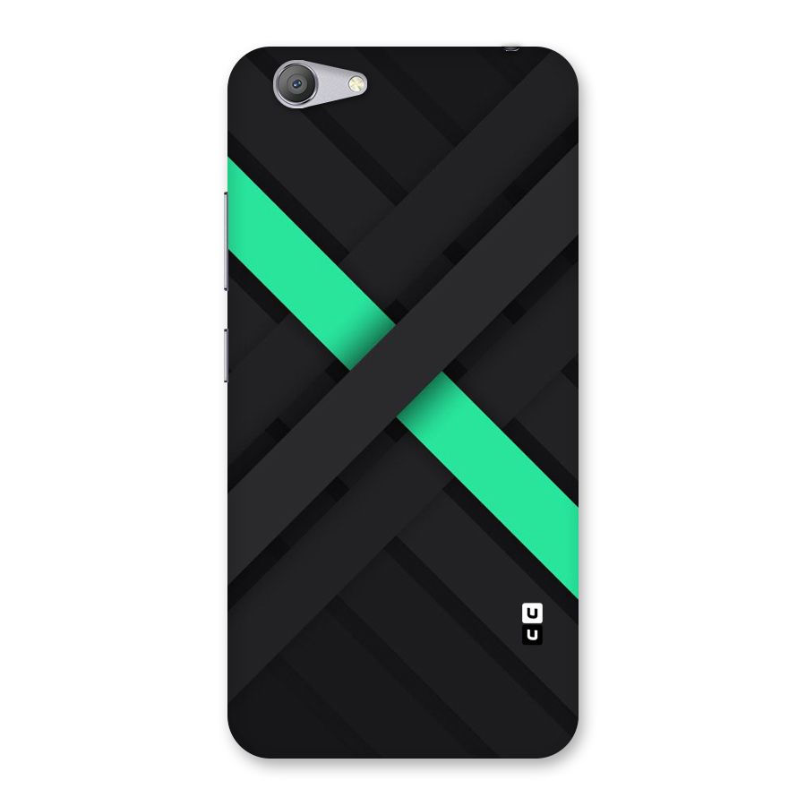 Green Stripe Diagonal Back Case for Vivo Y53