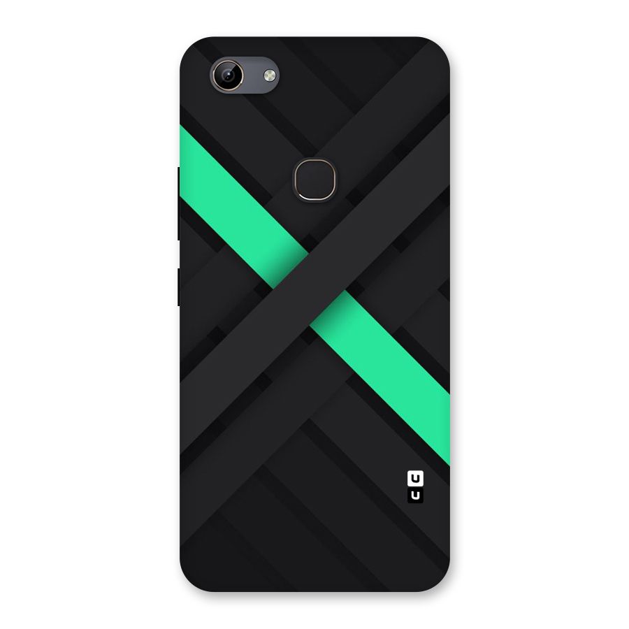 Green Stripe Diagonal Back Case for Vivo Y81