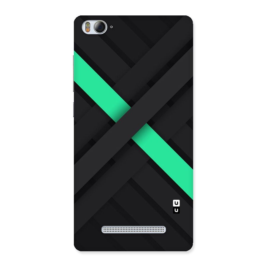 Green Stripe Diagonal Back Case for Xiaomi Mi4i