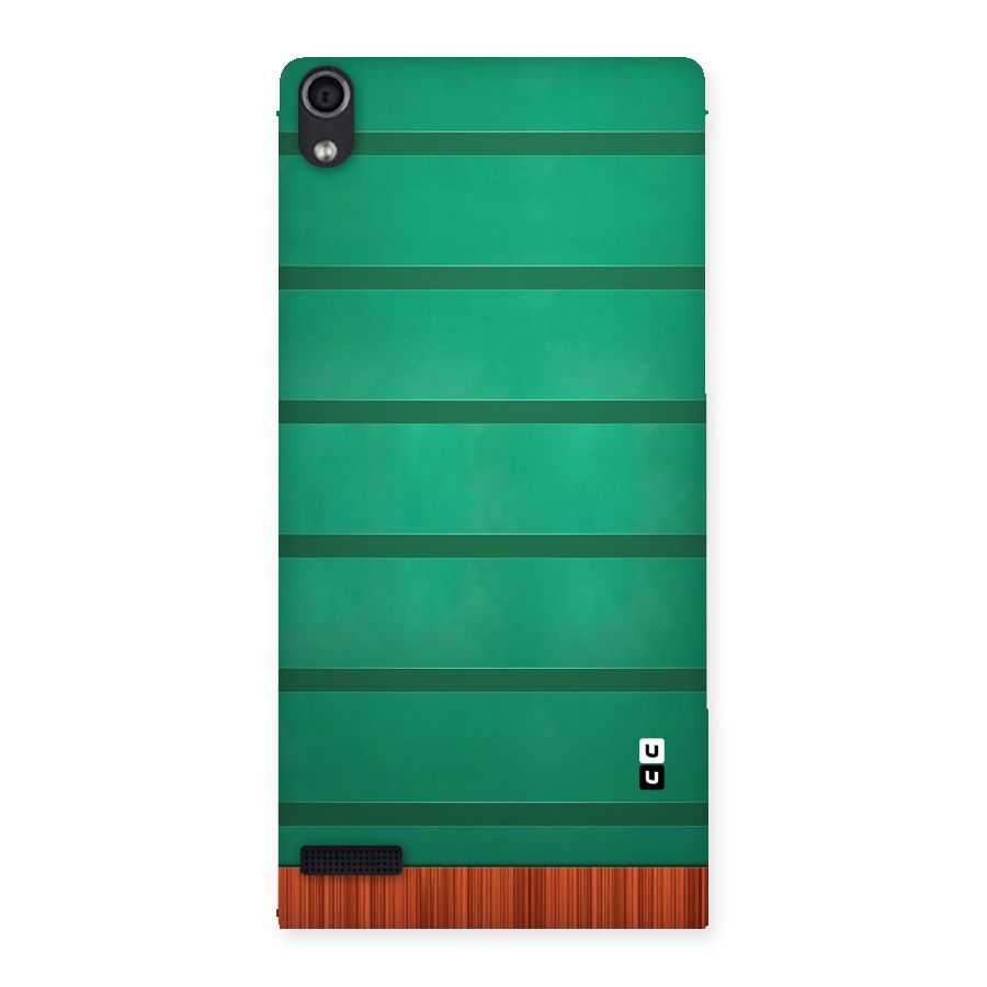 Green Wood Stripes Back Case for Ascend P6