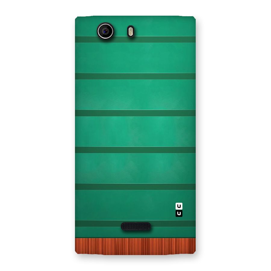 Green Wood Stripes Back Case for Canvas Nitro 2 E311