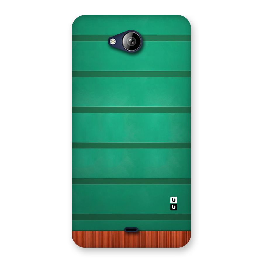 Green Wood Stripes Back Case for Canvas Play Q355
