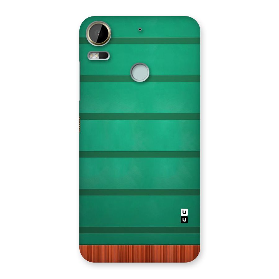 Green Wood Stripes Back Case for Desire 10 Pro
