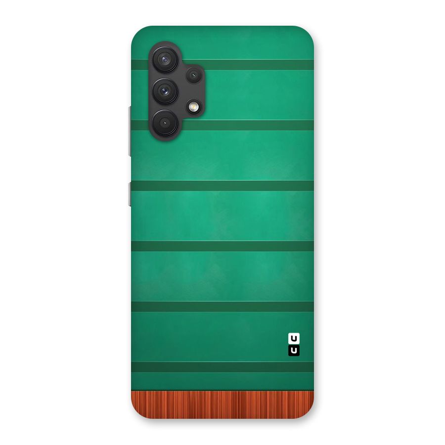 Green Wood Stripes Back Case for Galaxy A32