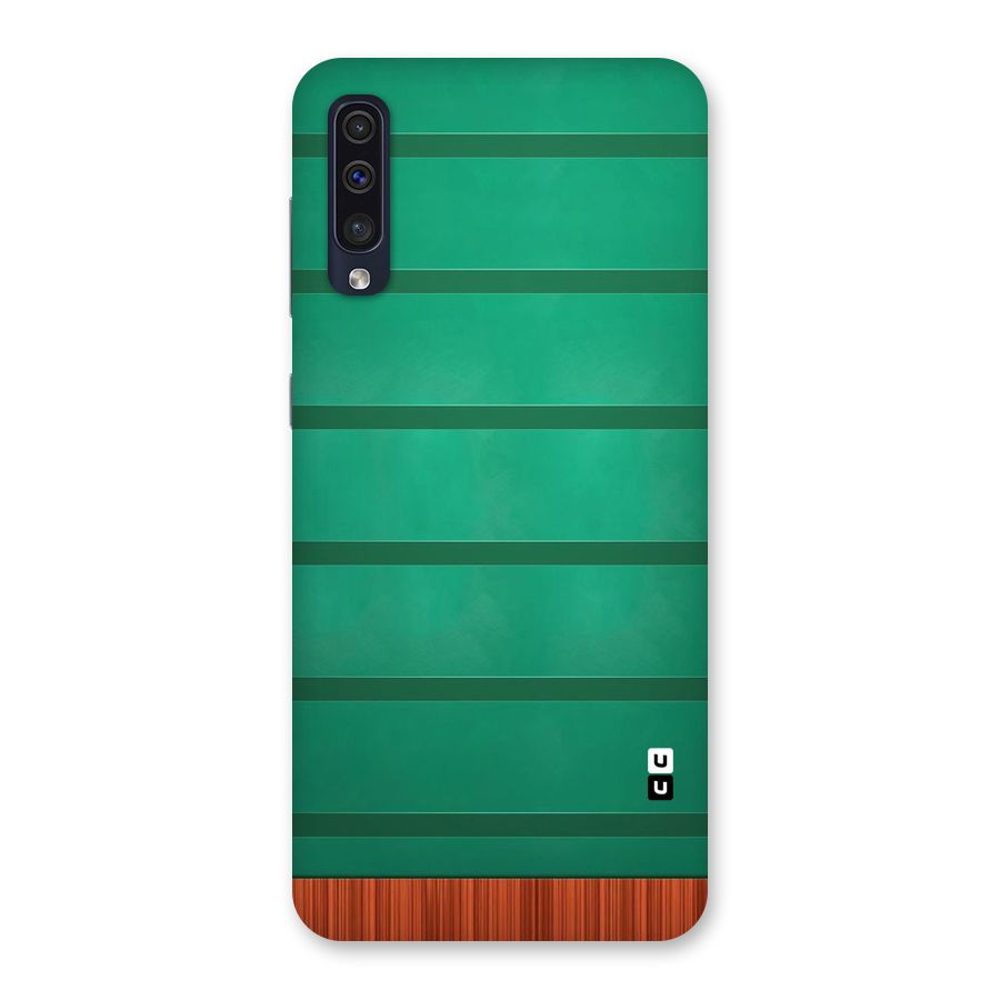 Green Wood Stripes Back Case for Galaxy A50s