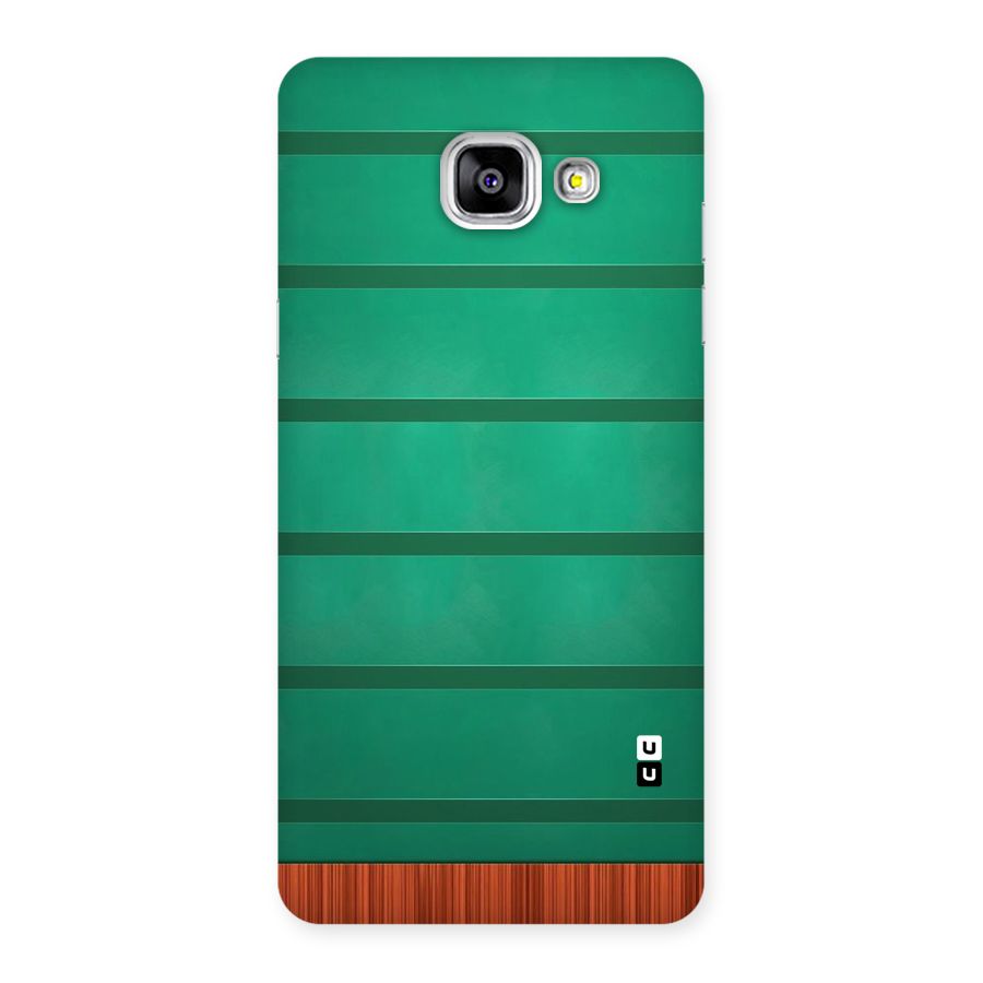 Green Wood Stripes Back Case for Galaxy A5 2016