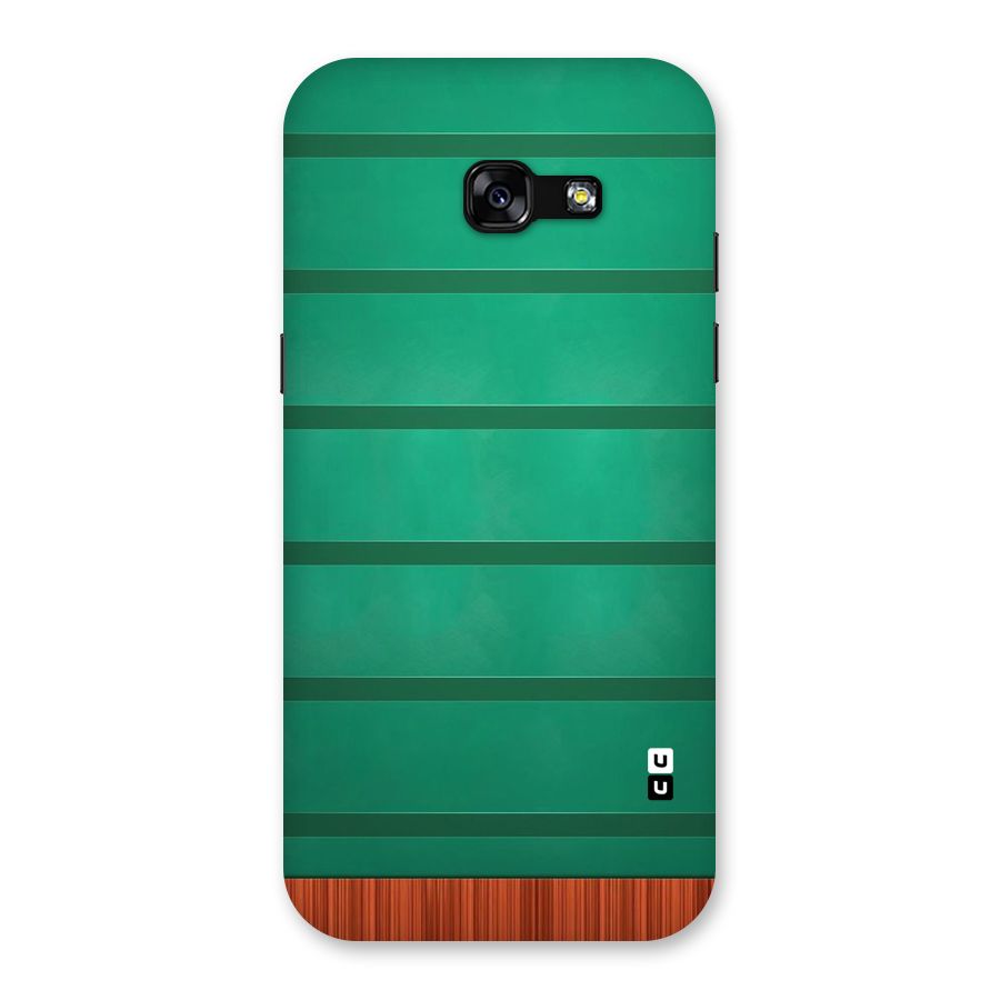 Green Wood Stripes Back Case for Galaxy A5 2017