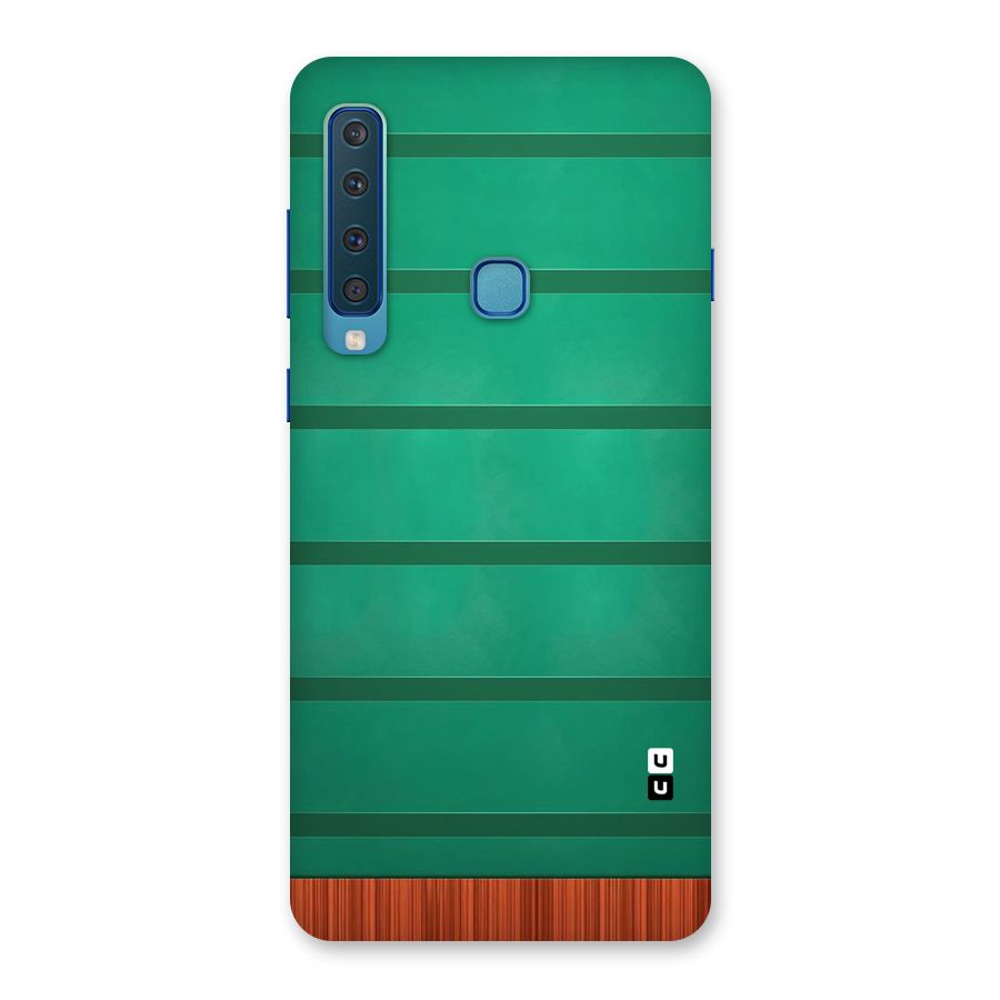Green Wood Stripes Back Case for Galaxy A9 (2018)
