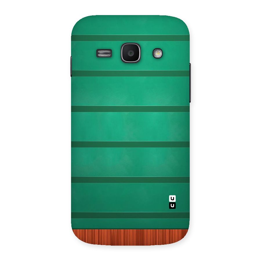 Green Wood Stripes Back Case for Galaxy Ace 3