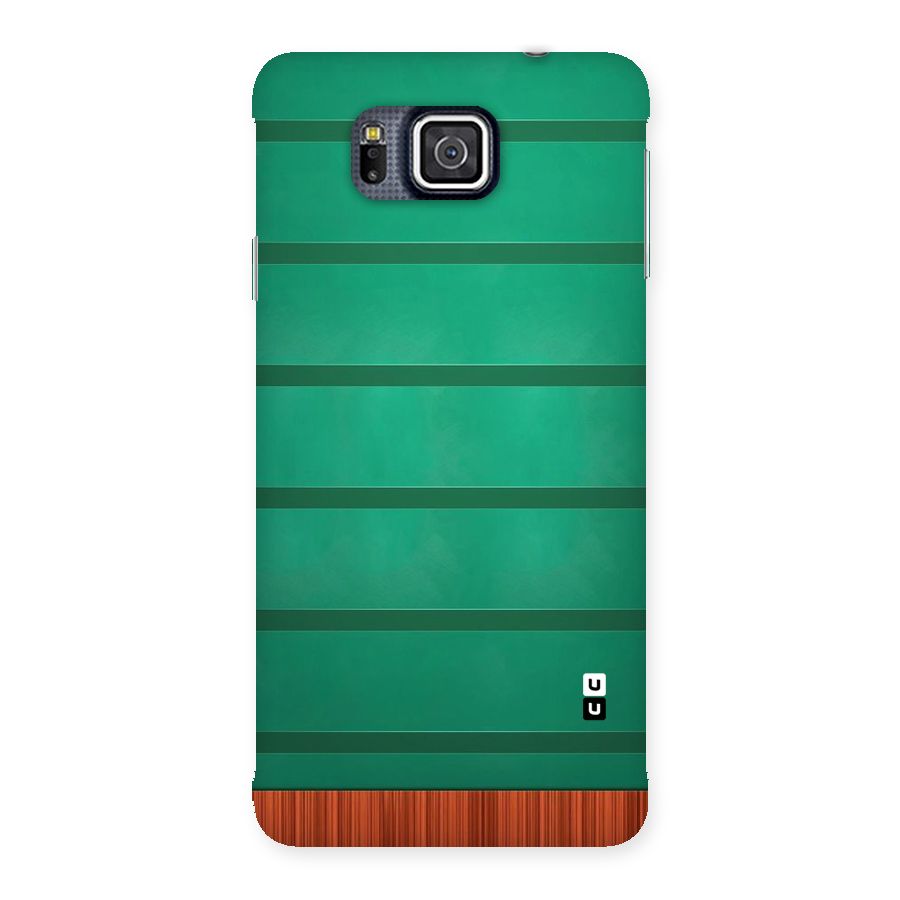 Green Wood Stripes Back Case for Galaxy Alpha