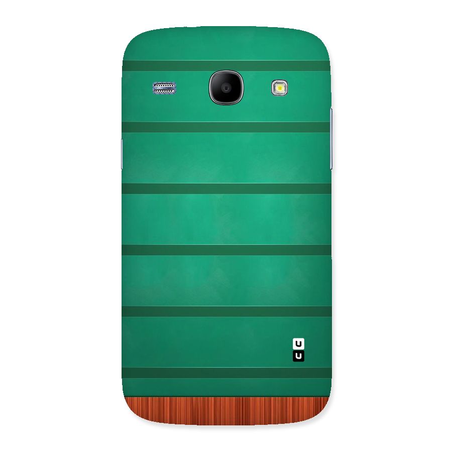 Green Wood Stripes Back Case for Galaxy Core