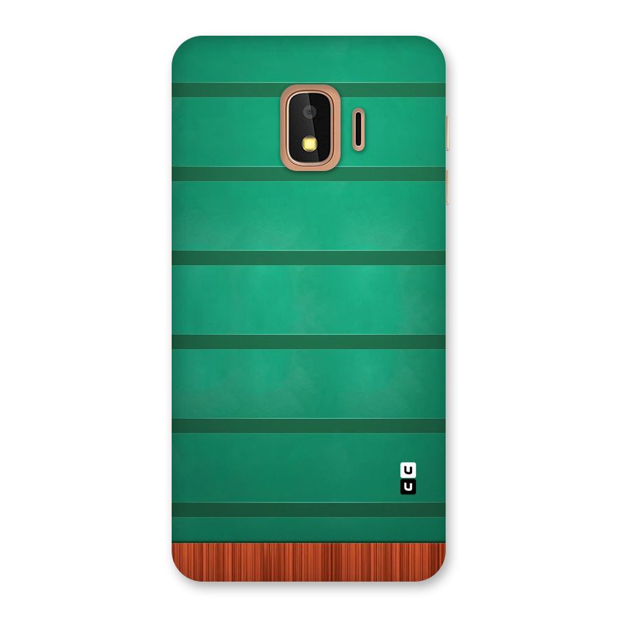 Green Wood Stripes Back Case for Galaxy J2 Core