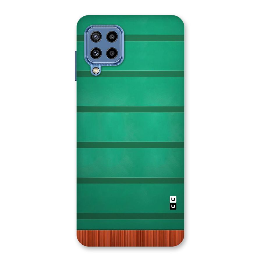 Green Wood Stripes Back Case for Galaxy M32