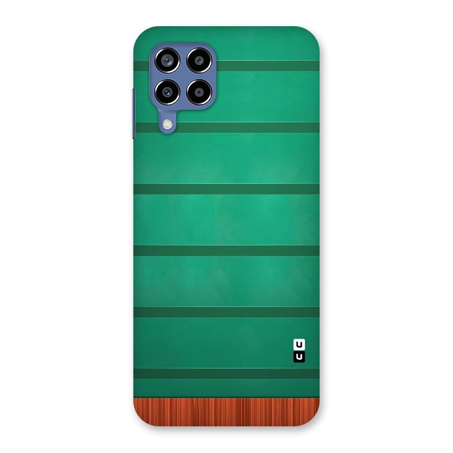 Green Wood Stripes Back Case for Galaxy M53 5G