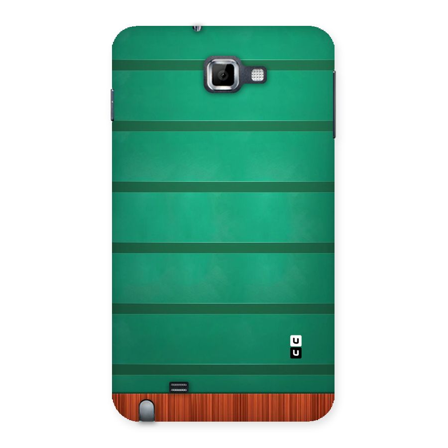 Green Wood Stripes Back Case for Galaxy Note