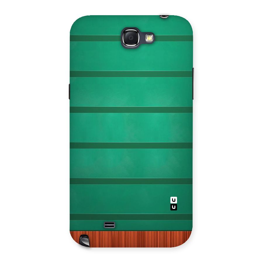 Green Wood Stripes Back Case for Galaxy Note 2
